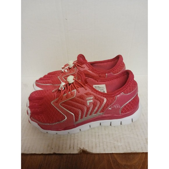 Fila Sport Skele-Toes Leap Pink Minimalist Slip-On Running Shoe Womens Size 6 M - Picture 4 of 6